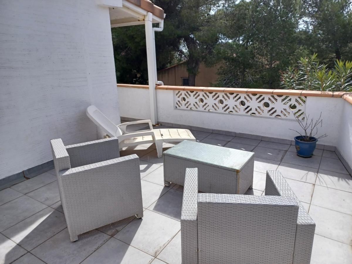 Cote Indigo - Villa 7 Personnes, 3 Chambres, 3 Terrasses - A 150 De La Mer Saint-Pierre-la-Mer  Exteriör bild